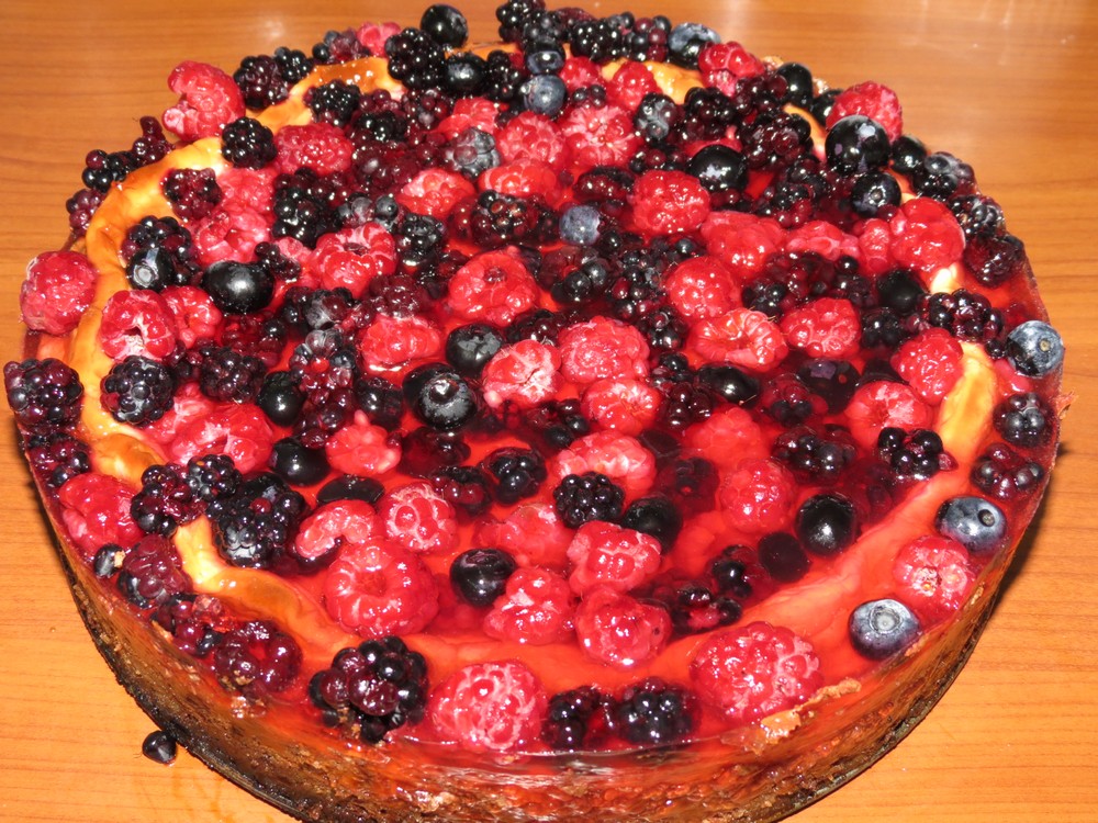 Cheesecake cu fructe de padure