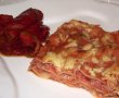 Lasagna cu carne tocata, ciolan afumat si ciuperci-16