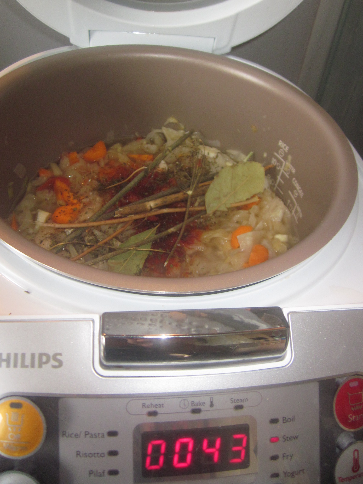 Varză murată cu legume la Multicooker