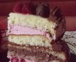 Tort aniversar cu zmeură şi ciocolată-5