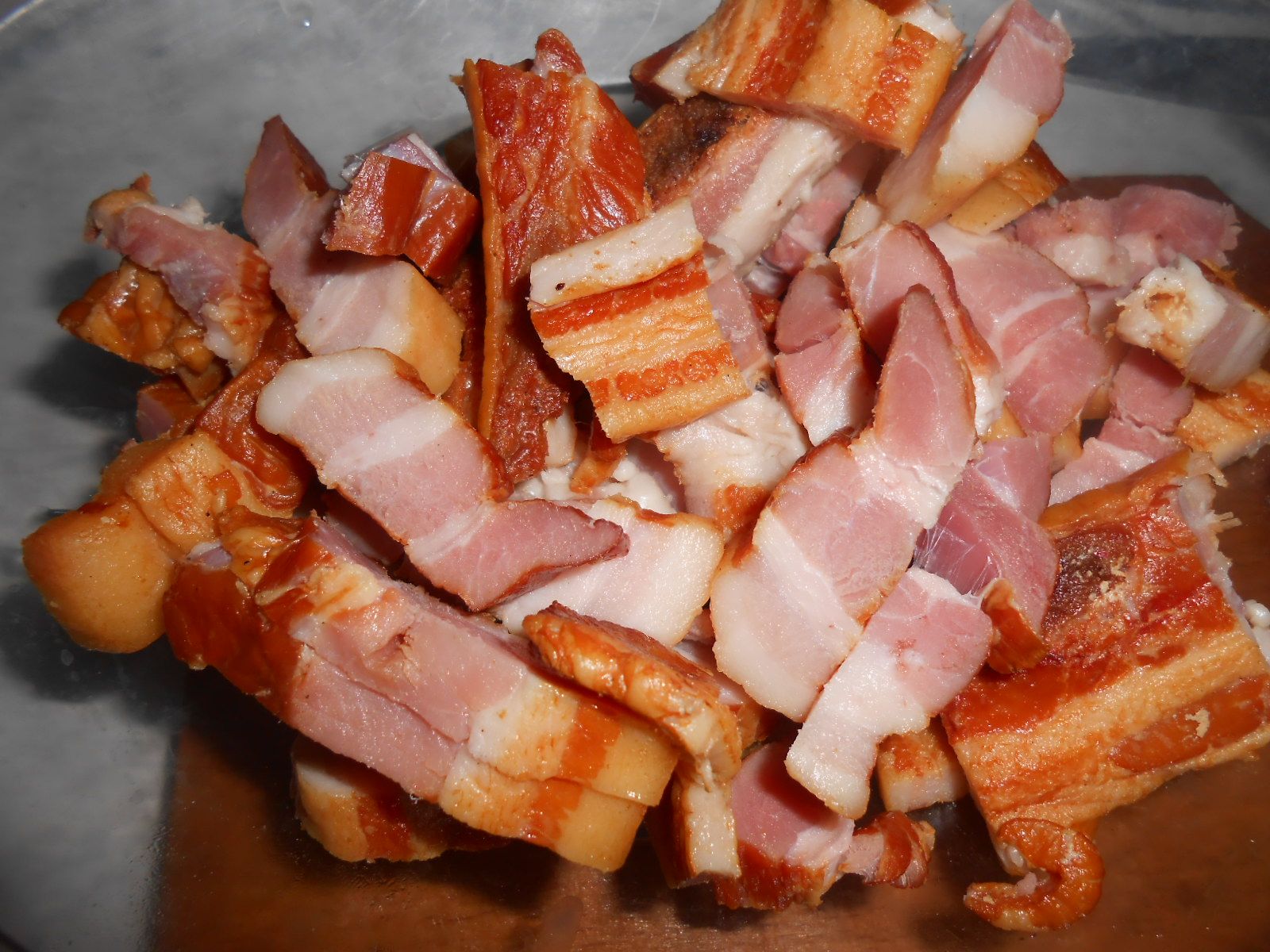 Ciorba de fasole boabe cu piept de porc afumat
