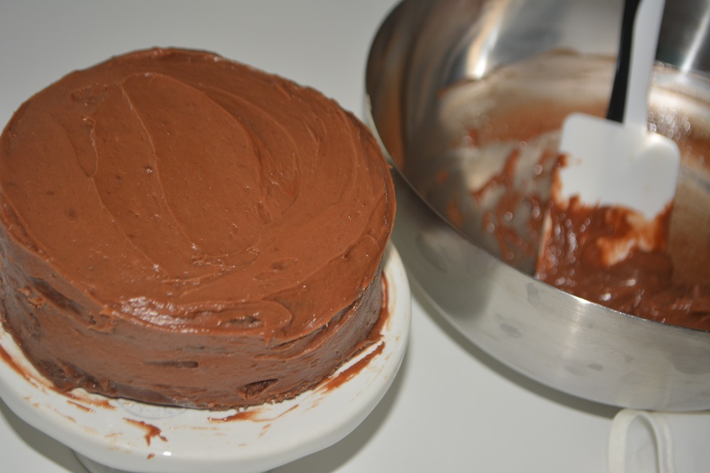 Tort de ciocolata cu zmeura
