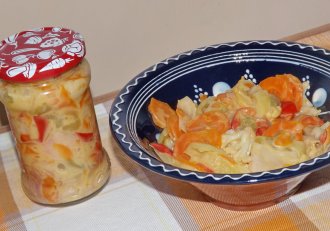 Salata de iarna cu sos de mustar