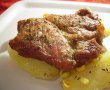 Ceafa de porc cu legume in vasul roman-1