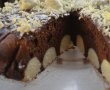 Desert prajitura cu ciocolata si bilute de cocos-5
