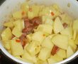 Tocanita de cartofi cu carnati de porc afumat-3