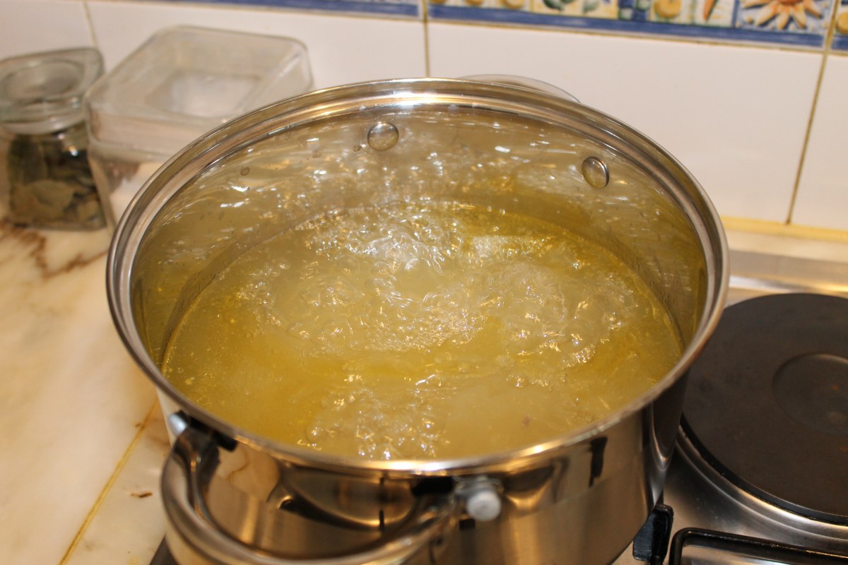 Supa de pui in stil portughez