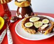 Minitarte de post cu sos de cacao si banane-15