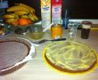 Tort rapid cu budinca, mandarine si banane-0