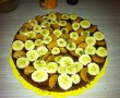 Tort rapid cu budinca, mandarine si banane-3