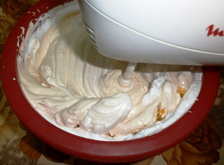 Prajitura cu crema si spuma