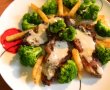 Ceafa de porc , broccoli si sos gorgonzola-7
