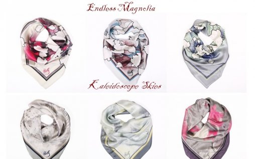 Snowflakes by Magnolia Scarves
