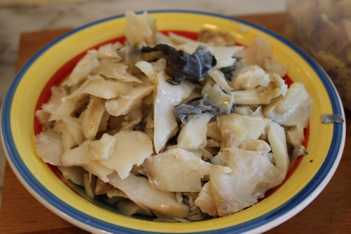Cod Bacalhau cu Alheira si Grelos la cuptor