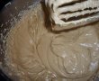 Desert prajitura cu ciocolata si crema de cafea-6
