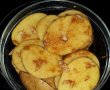 Cartofi rondele cu mozzarella si copanele de pui la cuptor-0