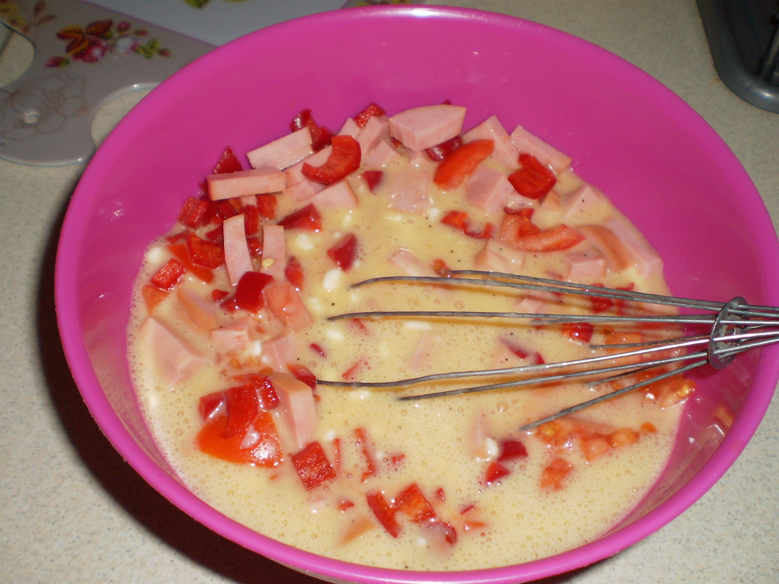 Aperitiv omleta pufoasa la cuptor