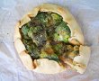 Tartă rustică cu brânză de vaci și broccoli-4