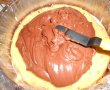 Tort cu jeleu de capsuni si crema de ciocolata-6
