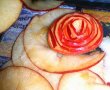 Tarta cu mere buchet de trandafiri-4