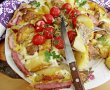 Omleta la cuptor, cu cartofi si preparate din carne-9