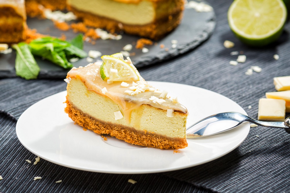 Cheesecake cu avocado si caramel cu lime- reteta video