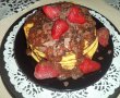 Pancakes cu sos de ciocolata , nuca si capsuni-6