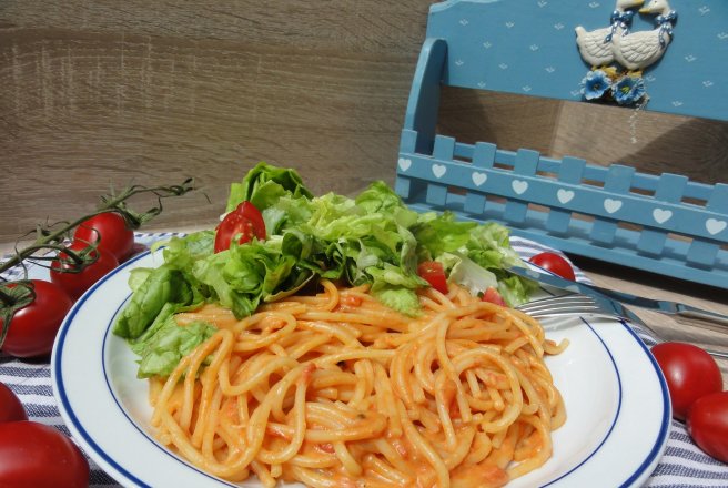 Spaghete cu sos Basilico, Emmentaler si Gouda