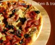 Pizza cu prosciutto crudo  ( blat,sos,toping)-6