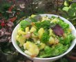 Salata de cartofi cu peste afumat si verdeturi-6