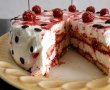 Tort cu piscoturi,visine,iaurt si frisca-8