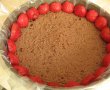 Tort cu crema de ciocolata si capsuni-14