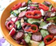 Salata de fasole boabe cu carnaciori-8