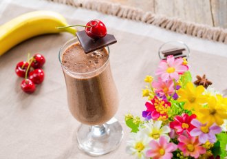 Milkshake de cirese si ciocolata