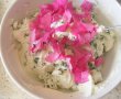Cremă de brânză cu ceapă verde, mărar şi petale de trandafir-8