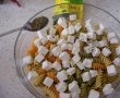 Salată de paste cu legume proaspete, caş şi salam uscat-20