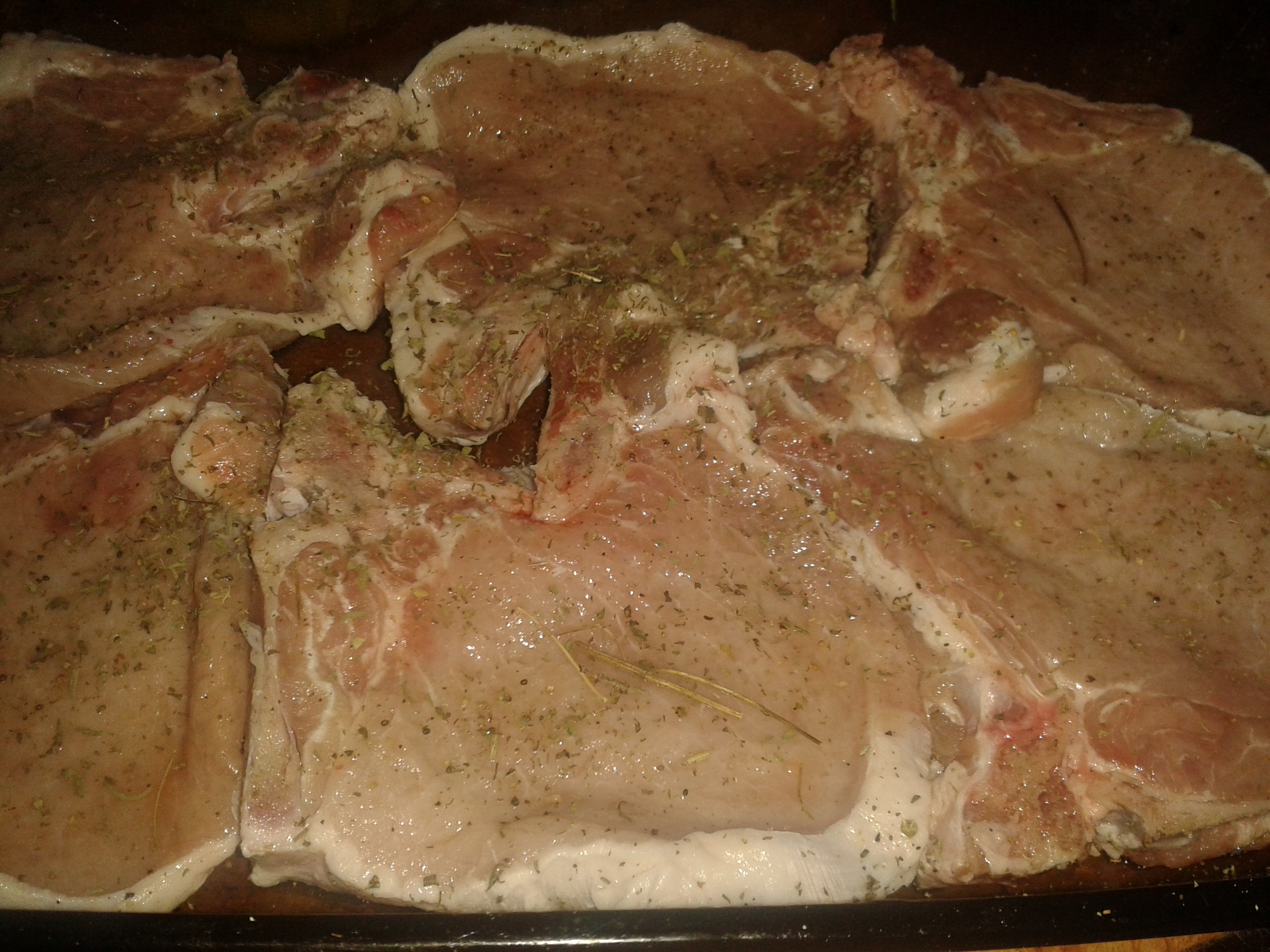 Cotlet de porc cu piure de cartofi
