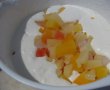 Tort piramida de clatite cu ciocolata si fructe tropicale-6