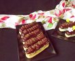 Prăjiturele din pişcoturi cu cremă de mentă şi ciocolată-2