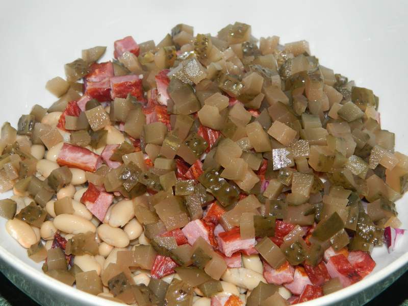 Salata de fasole boabe cu maioneza