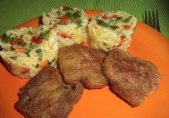 Pilaf de orez cu soia prajita