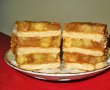 Desert prajitura cu mere, biscuiti si budinca (fara coacere)-12
