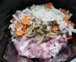 Ceafa de porc cu ciuperci la slow cooker Crock-Pot 4,7 L-1