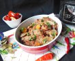 Ceafa de porc cu ciuperci la slow cooker Crock-Pot 4,7 L-6