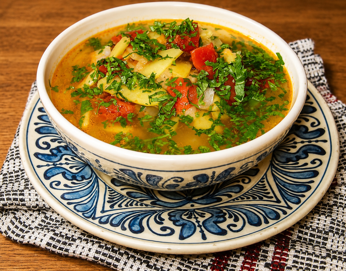 Ciorba de fasole pastai