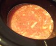 Muschi de porc in sos de rosii cu usturoi la slow cooker Crock-Pot 4,7 L-8