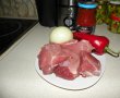 Tocanita din carne de porc cu orez si sos de rosii Cirio.-0