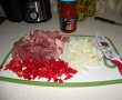 Tocanita din carne de porc cu orez si sos de rosii Cirio.-1