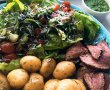 Steak Chimichurri cu salata crocanta si cartofi noi-1