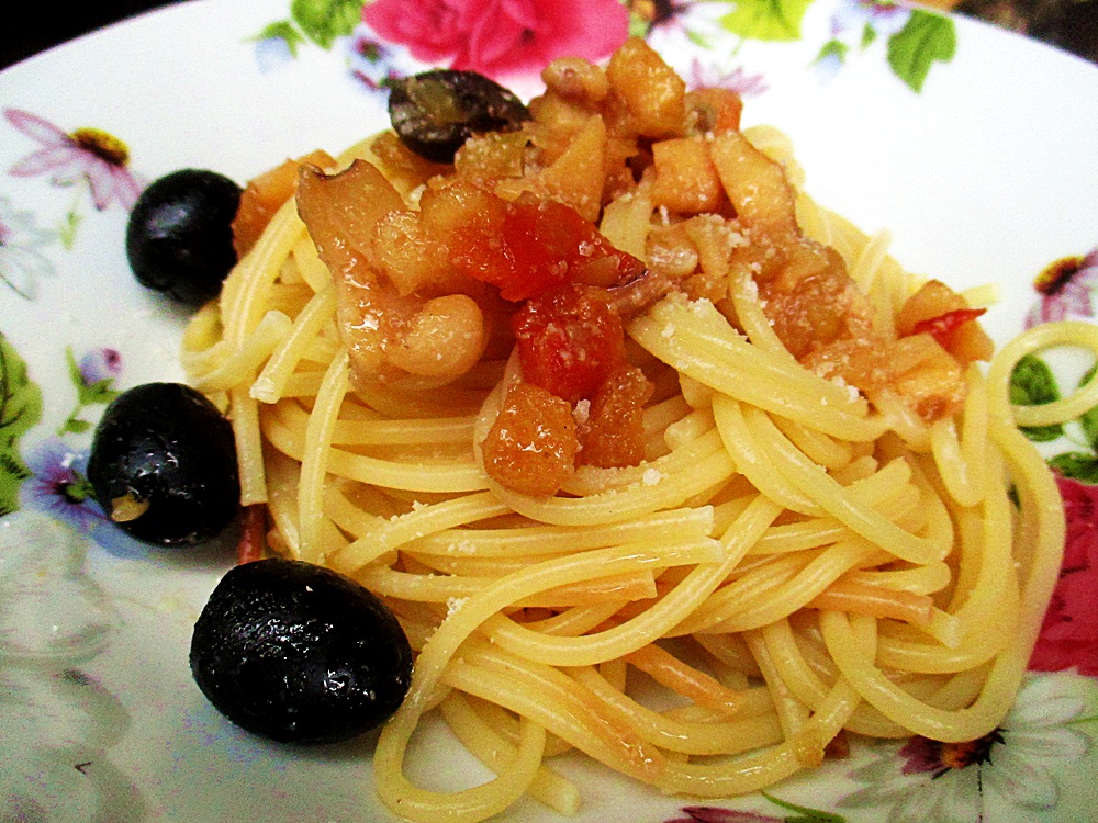 Spaghete cu fructe de mare